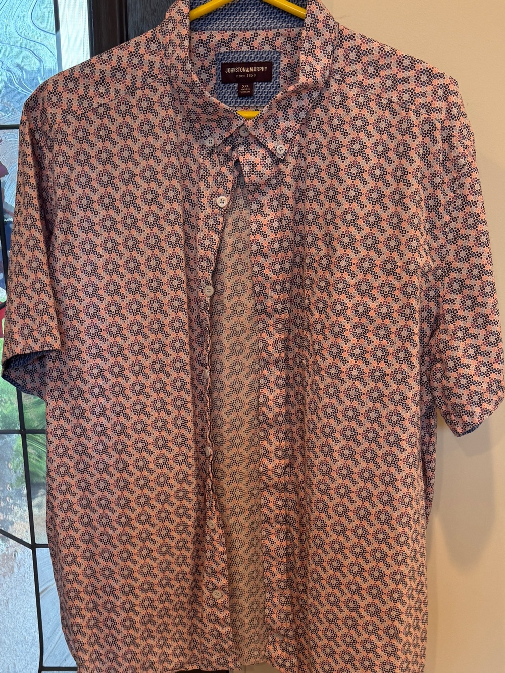 Johnston & Murphy Multi-Color Floral Short Sleeve Shirt